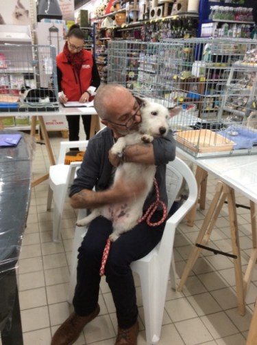 Joyce le jour de son adoption