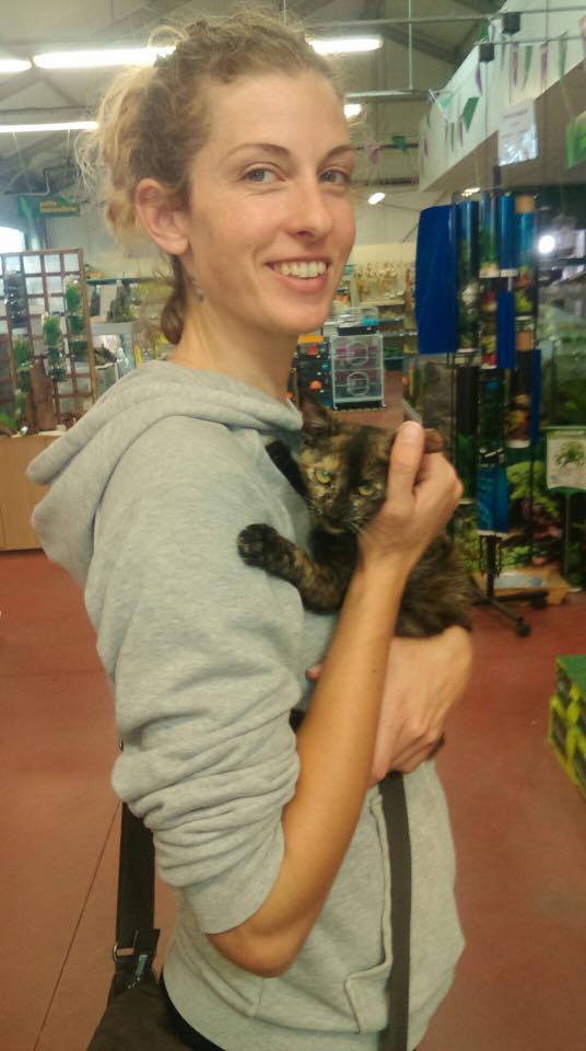 Mandoline et son adoptante