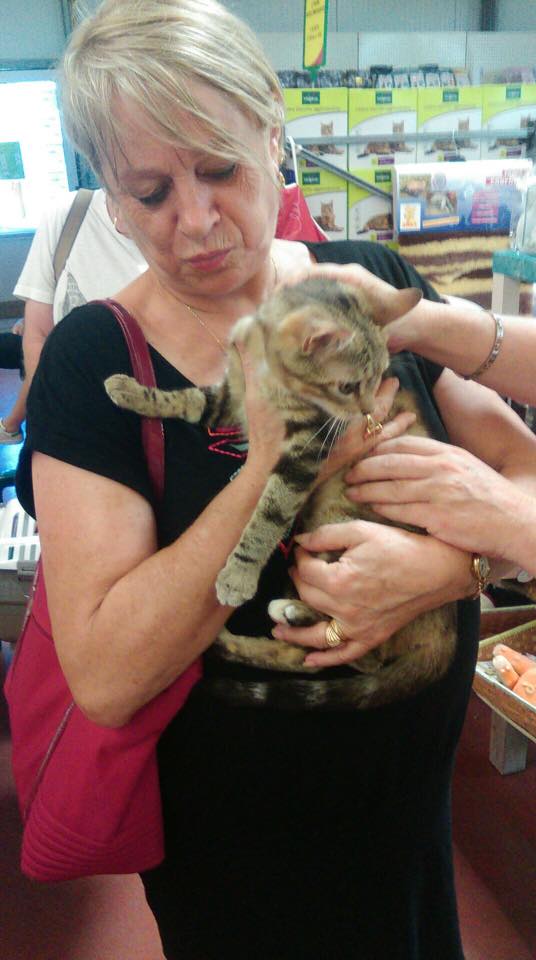 Lavande et son adoptante