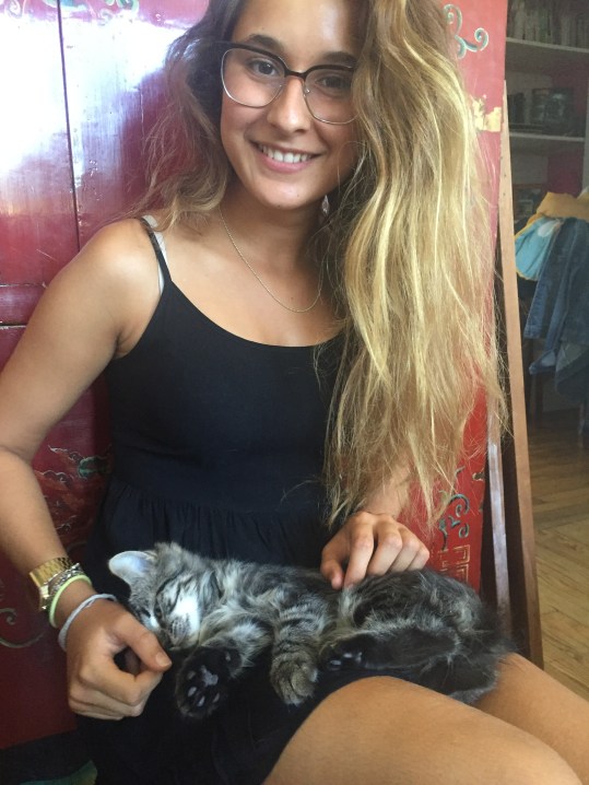 Mamoure et son adoptante