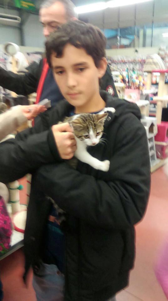 Maldy et son adoptant