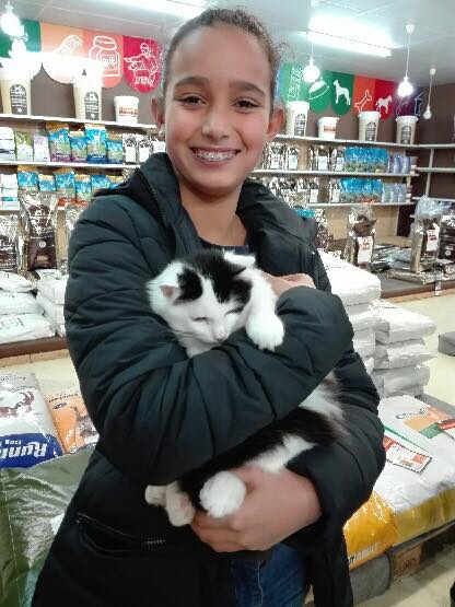 Modjo et son adoptante